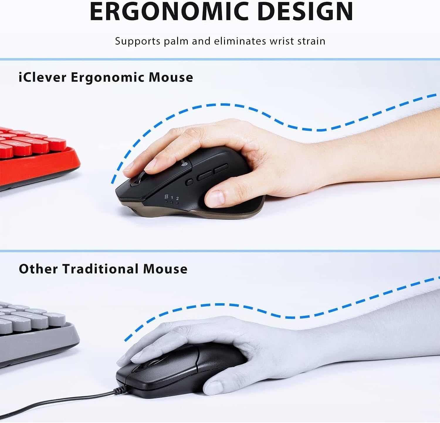 موس بی سیم iClever مدل MD172