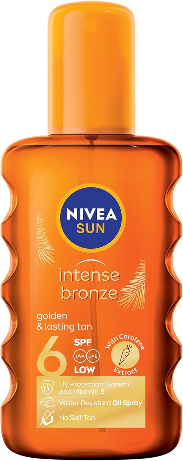 اسپری روغن برنزه کننده NIVEA SUN حجم 200ml