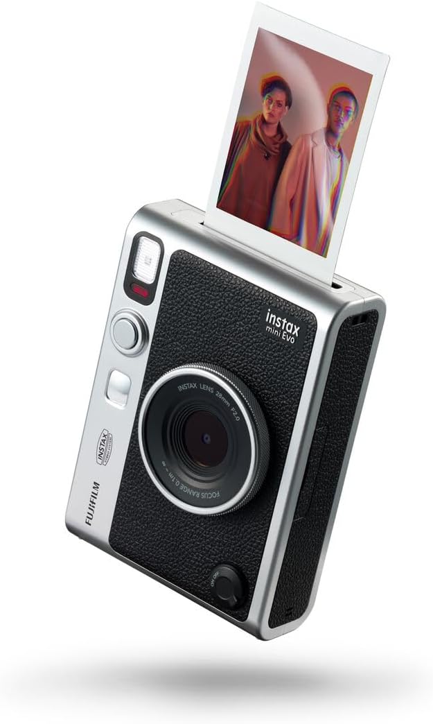 دوربین چاپ سریع هیبریدی فوجی فیلم INSTAX Mini EVO مشکی (USB-C)