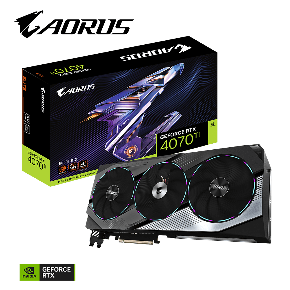 کارت گرافیک گیگابایت GIGABYTE AORUS GeForce RTX 4070 Ti ELITE 12G