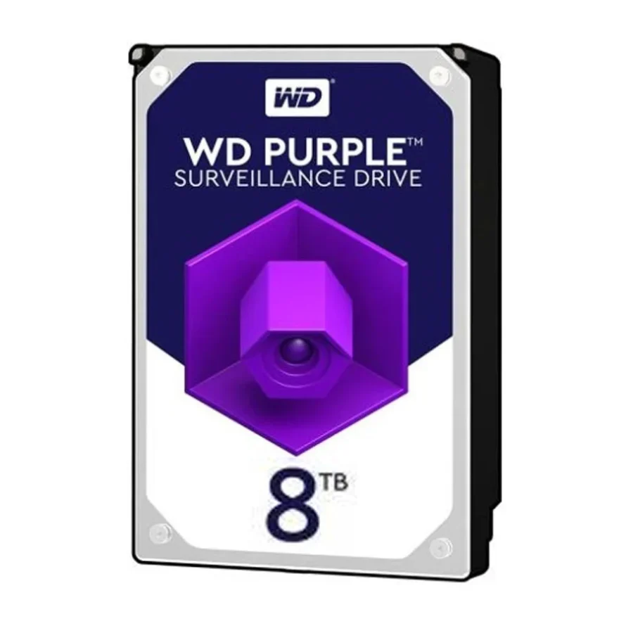 هارد اینترنال 3.5 اینچ وسترن دیجیتال Western Purple 128MB 8TB HDD پارت نامبر WD84PURZ