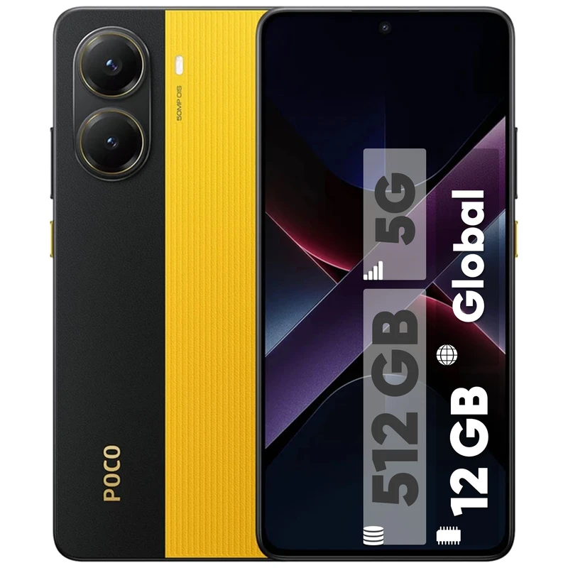 گوشی موبایل شیائومی مدل Poco X7 Pro 5G ظرفیت 512 گیگابایت رم 12 گیگابایت