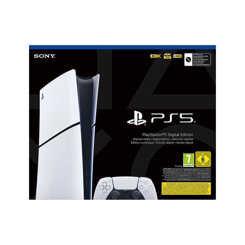 کنسول بازی Sony سونی مدل  PlayStation 5 Slim Digital Edition دیجیتال ظرفیت یک ترابایت ریجن 2016A اروپا