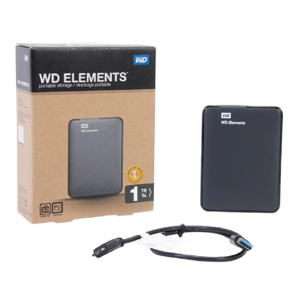 هارد اکسترنال وسترن دیجیتال سری Elements 1TB