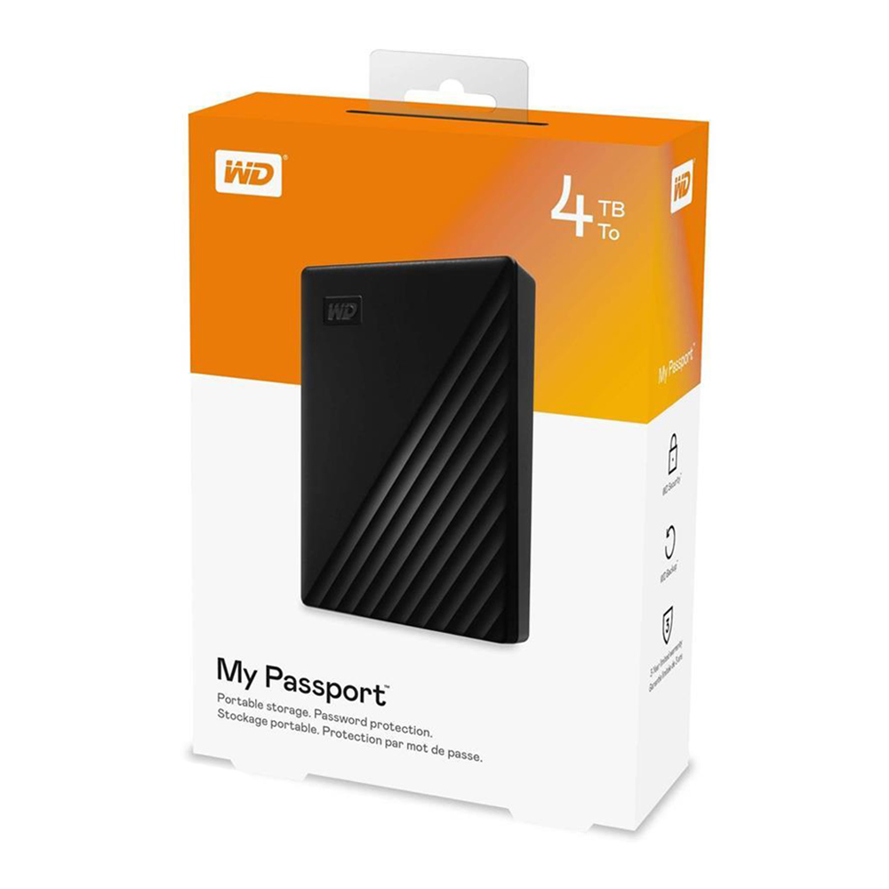 هارد اکسترنال وسترن دیجیتال مدل My Passport WDBPKJ0050BBK-WESN ظرفیت 5 ترابایت