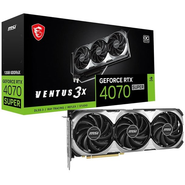 کارت گرافیک ام اس آی مدل RTX 4070 Super OC Ventus 3X حافظه 12 گیگابایت