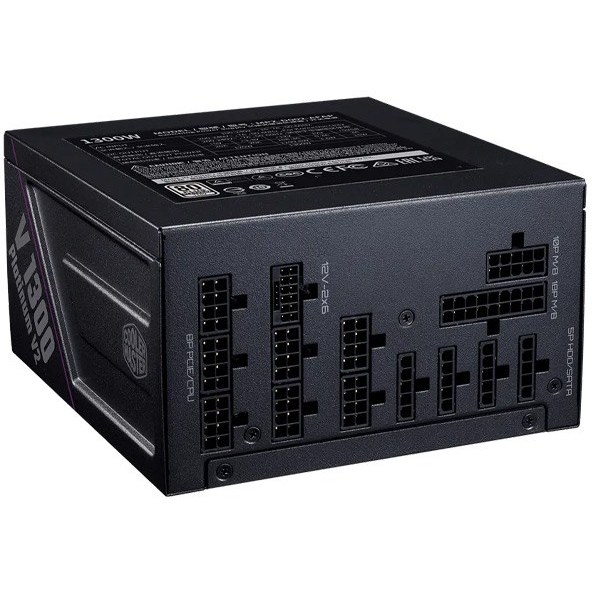 منبع تغذیه کامپیوتر کولر مستر مدل V Platinum 1300 V2 80 Plus Platinum توان 1300 وات