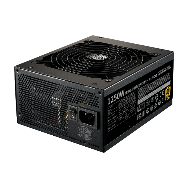 پاور کولرمستر مدل MWE GOLD 1250 V2 FULL MODULAR توان 1250 وات