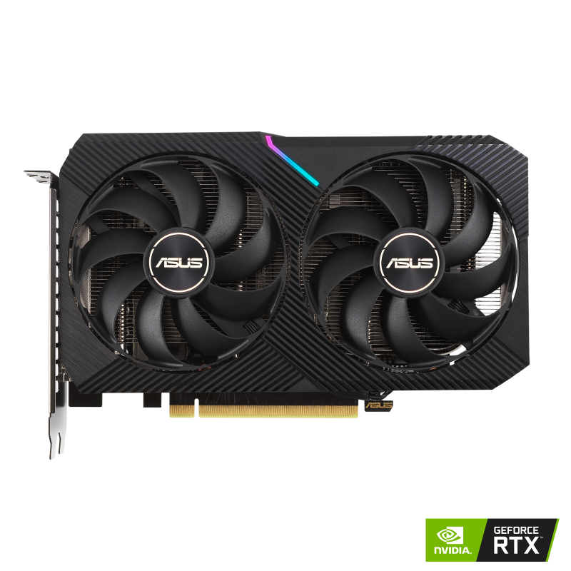 کارت گرافیک ایسوس مدل DUAL-RTX3050-O8G حافظه 8 گیگابایت