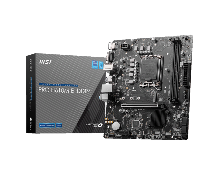 مادربرد ام اس آی مدل PRO H610M-E DDR4 سوکت 1700