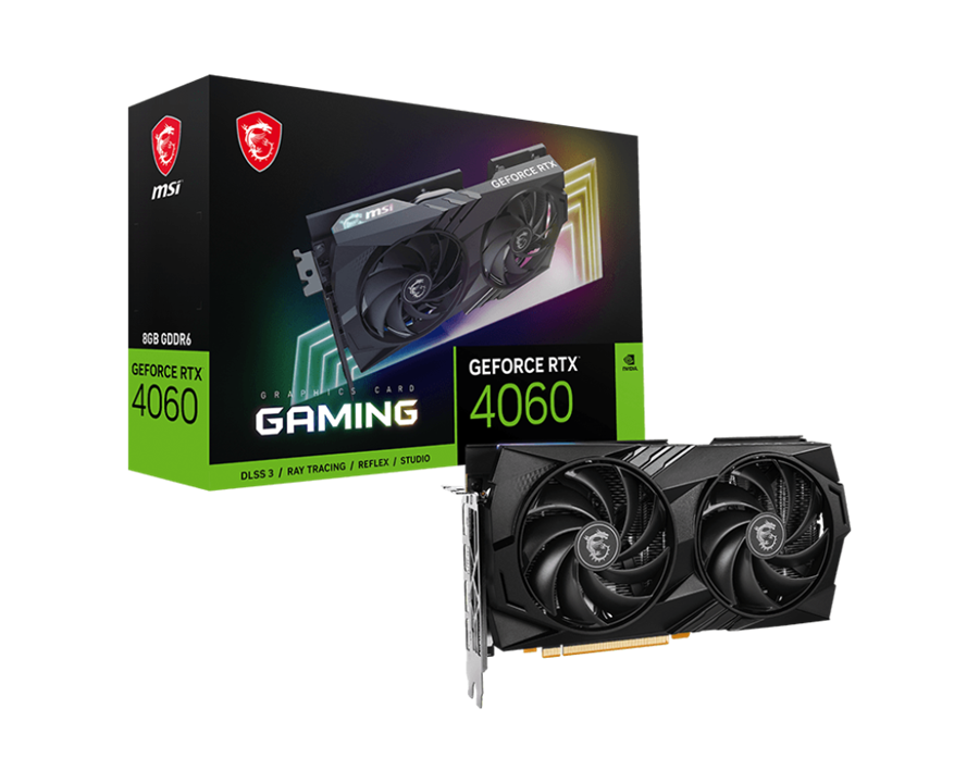 کارت گرافیک ام اس آی مدل GeForce RTX™ 4060 GAMING X 8G با حافظه 8 گیگابایت