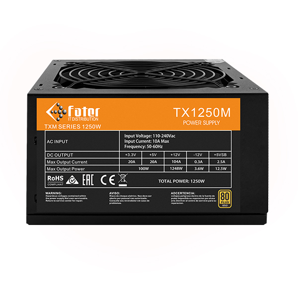 پاور فاطر مدل TX1250M با توان 1250 وات