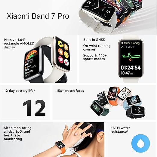 ساعت هوشمند شیائومی مدل Band 7 Pro