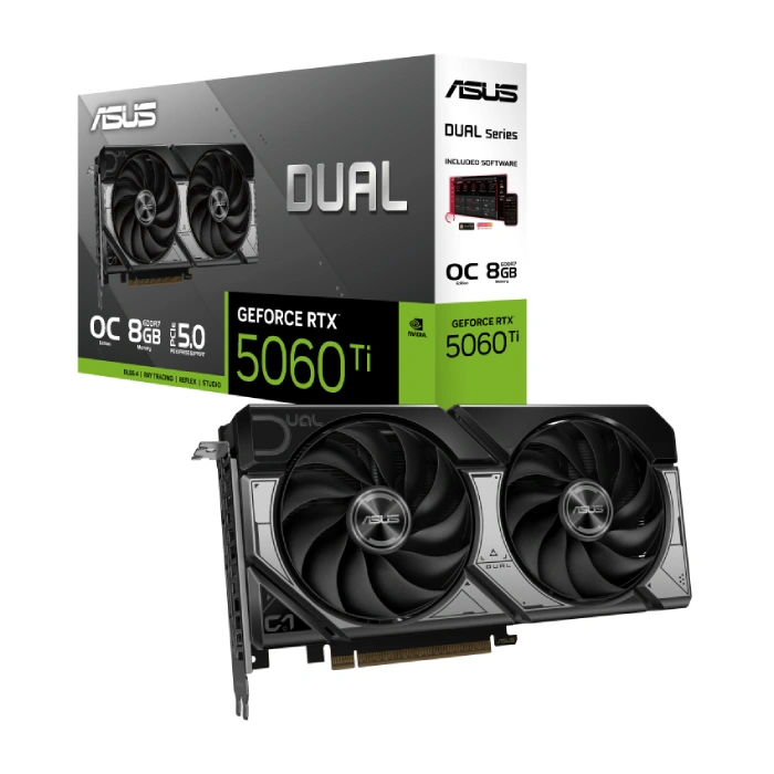 کارت گرافیک ایسوس مدل Dual GeForce RTX 5060 TI OC Edition 8GB GDDR7