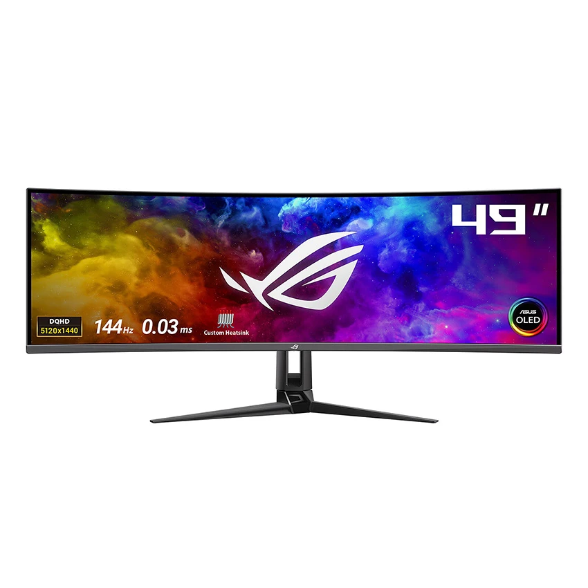 مانیتور گیمینگ ایسوس مدل ROG Swift OLED PG49WCD سایز 49 اینچ