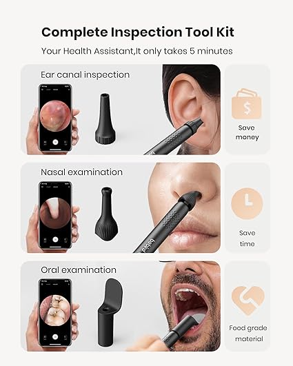 دستگاه پاک‌سازی گوش با دوربین ۱۰۸۰  BEBIRD R1