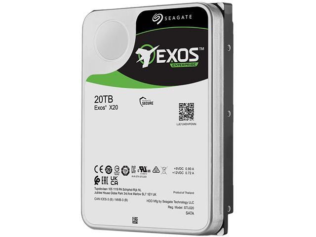 هارد اینترنال سیگیت مدل Exos X20 ST20000NM007D ظرفیت 20 ترابایت