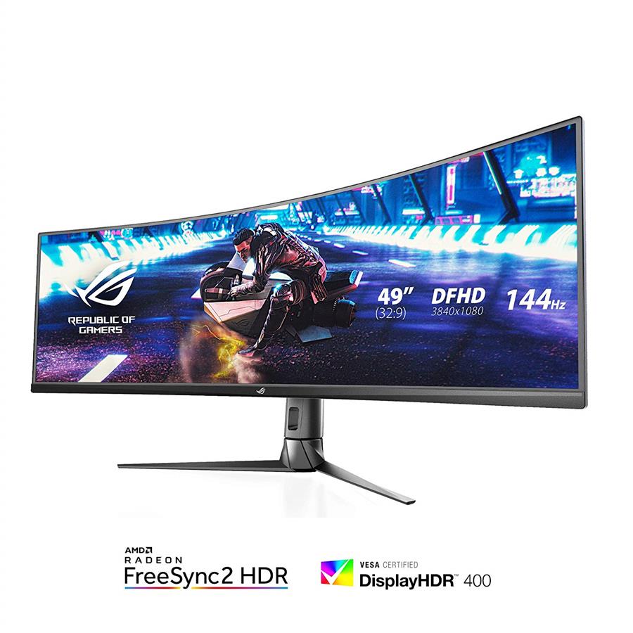 مانیتور خمیده گیمینگ 49 اینچ ایسوس سری ROG Strix XG49VQ 49