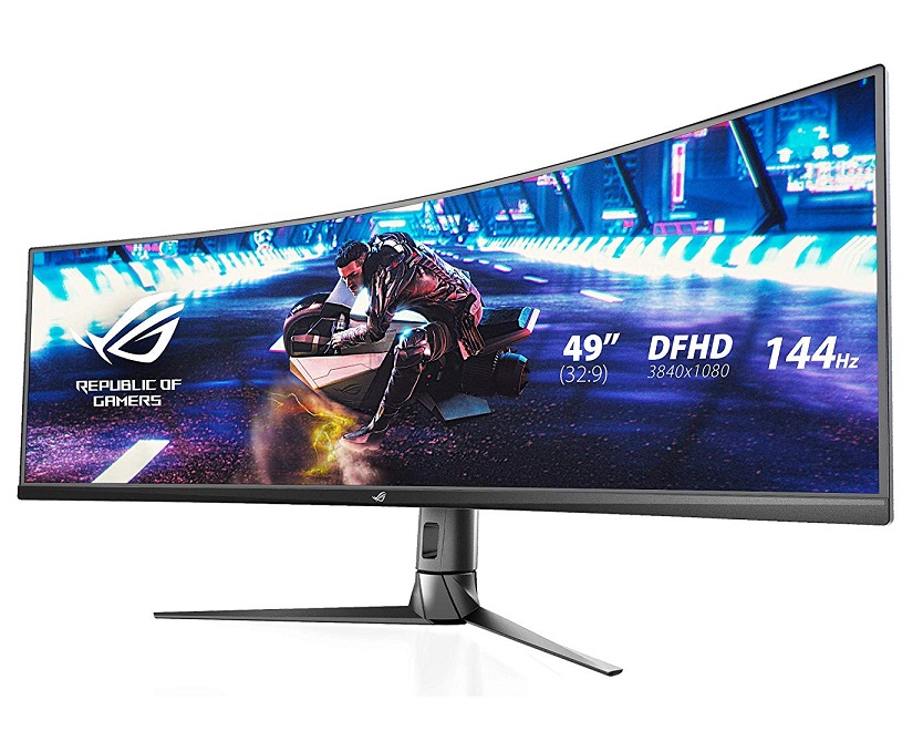 مانیتور خمیده گیمینگ 49 اینچ ایسوس سری ROG Strix XG49VQ 49