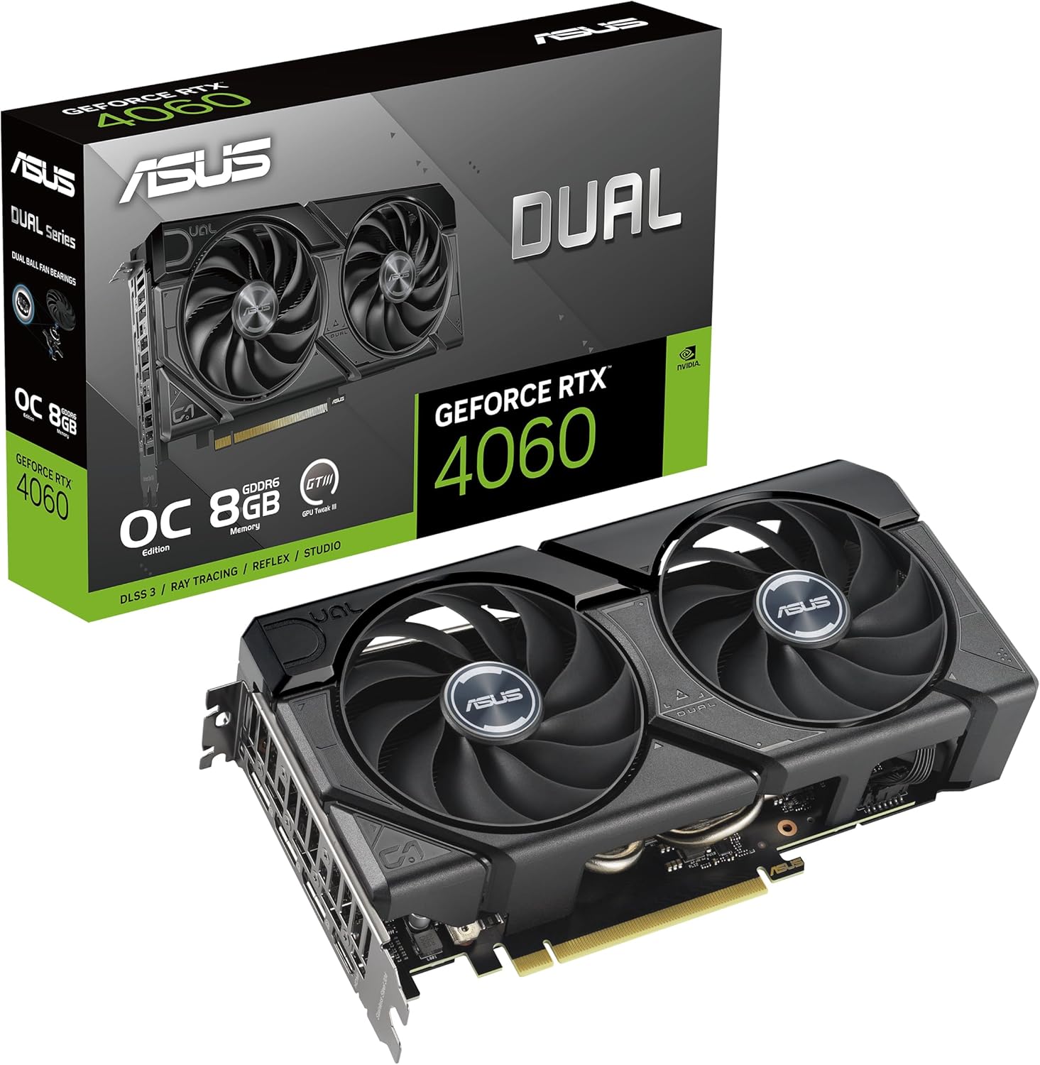 کارت گرافیک ایسوس مدل Dual GeForce RTX™ 4060 OC Edition حافظه 8 گیگابایت