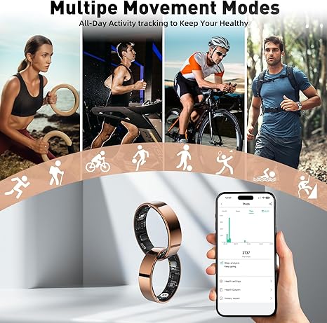 حلقه هوشمند سلامت مدل SARUNN ER سایز ۷