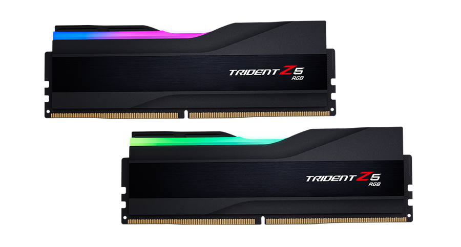 رم کامپیوتر RAM جی اسکیل دو کاناله مدل Trident Z5 RGB با حافظه 32 گیگابایت و فرکانس 6400 مگاهرتز