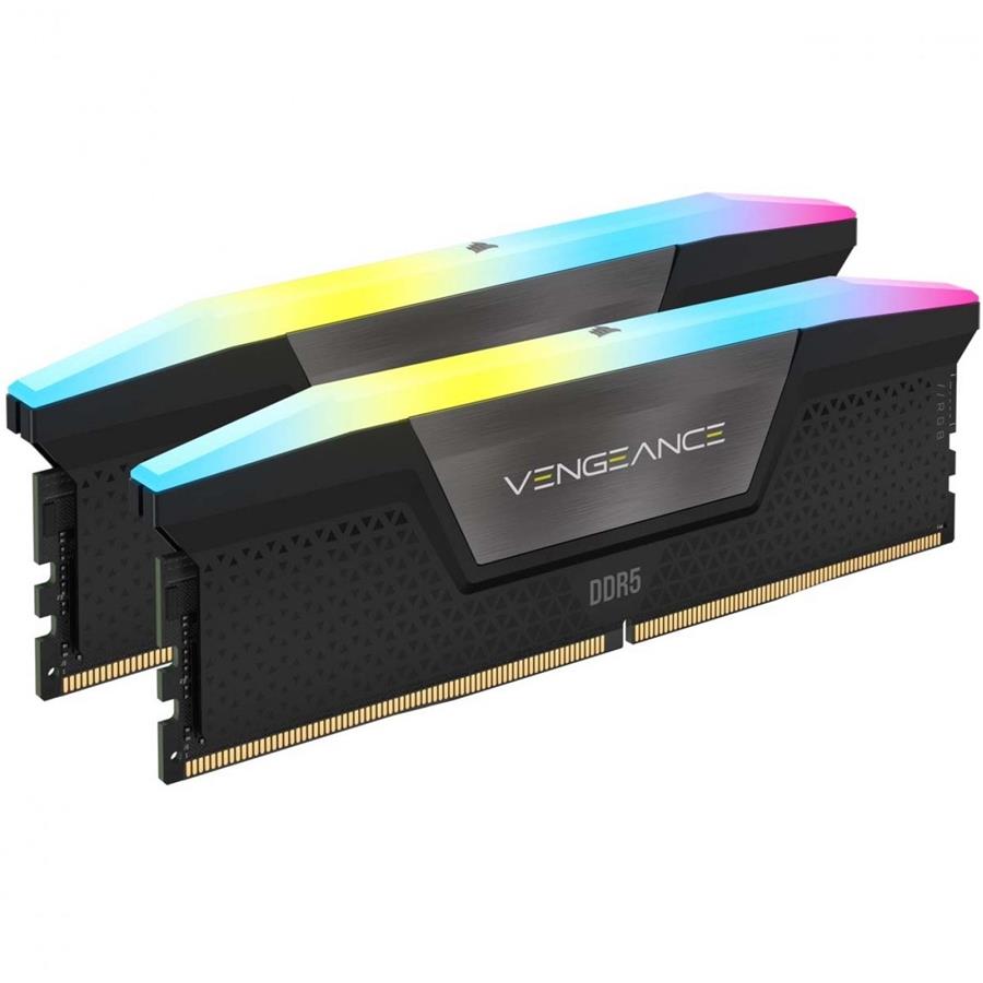 رم دو کاناله کورسیر مدل VENGEANCE RGB حافظه 64 گیگابایت فرکانس 5600 مگاهرتز