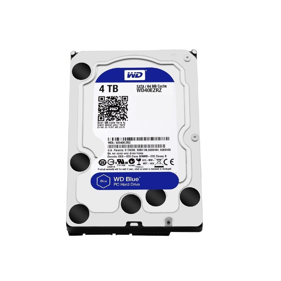 هارددیسک اینترنال وسترن دیجیتال سری آبی wd40ezaz ظرفیت 4 ترابایت