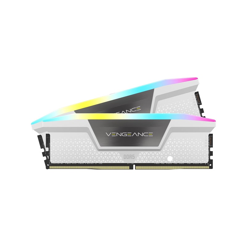 رم کورسیر VENGEANCE RGB White 64GB 5200MHz CL40 DDR5