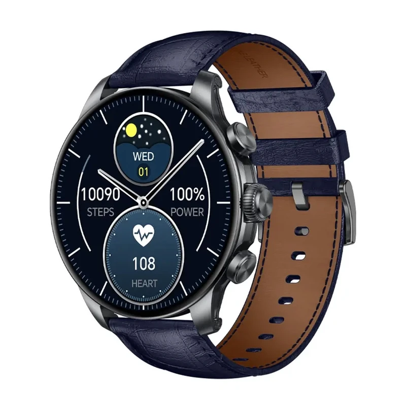 ساعت هوشمند گلوریمی مدل GX CLASSICFIT (LIMITED EDITION) بند چرمی