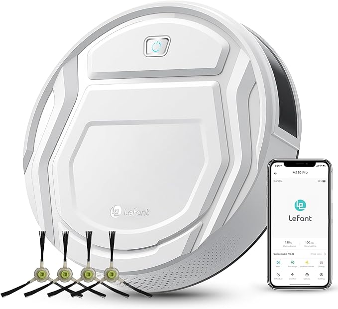 جاروبرقی رباتیک Lefant M210 با مکش 2200 پاسکال