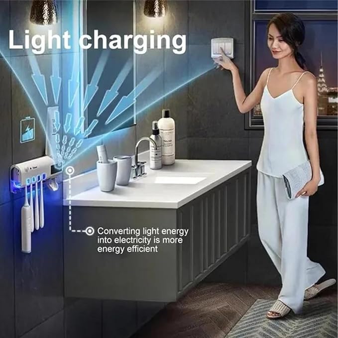 استریل کننده مسواک UV با پایه هوشمندZUNYSHA