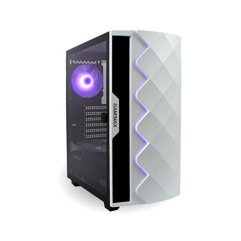 کیس کامپیوتر گیم مکس مدل Diamond White-GAMING-Animation i5 13400F