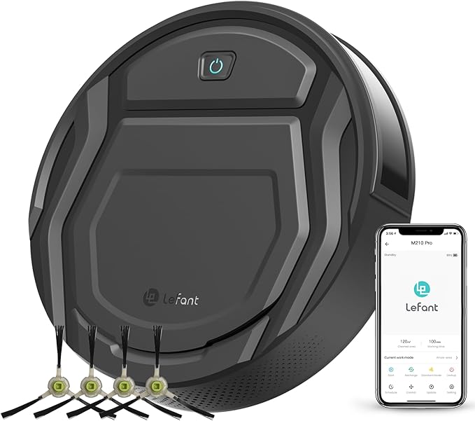 جاروبرقی رباتیک Lefant M210 با مکش 2200 پاسکال