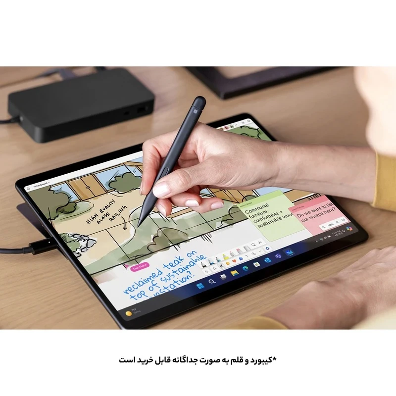 تبلت 13 اینچ مایکروسافت مدل Surface Pro 10-Core Ultra 7 165U ظرفیت 1 ترابایت و رم 64 گیگابایت