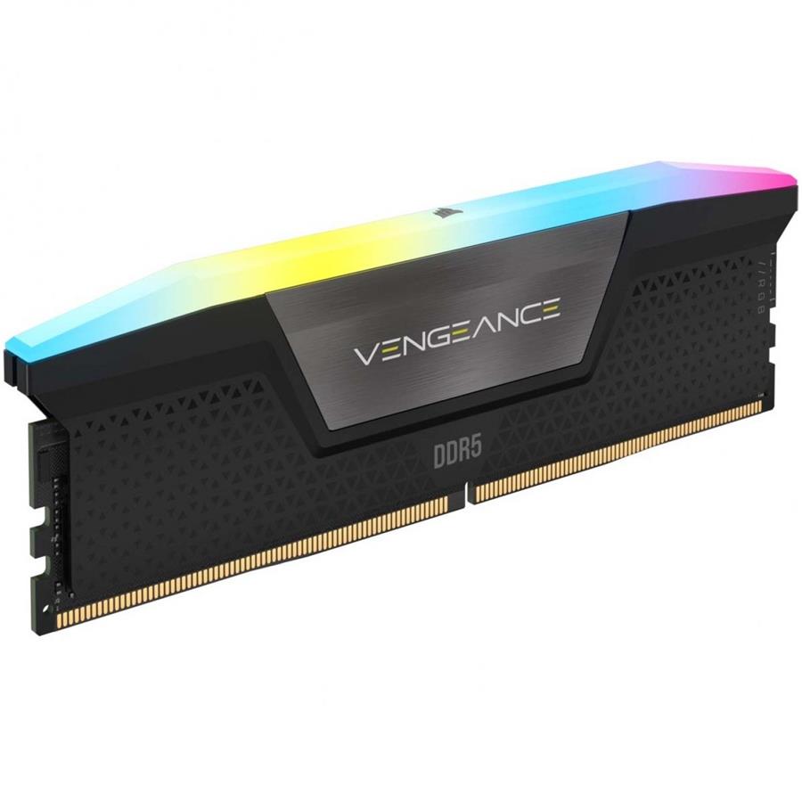 رم کامپیوتر DDR5 دو کاناله 6600 مگاهرتز CL32 کورسیر مدل VENGEANCE RGB ظرفیت 64 گیگابایت