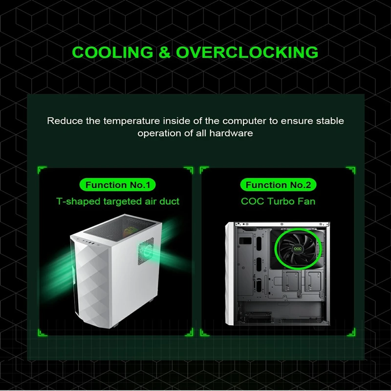 کیس کامپیوتر گیم مکس مدل Diamond White-GAMING-Animation i5 13400F