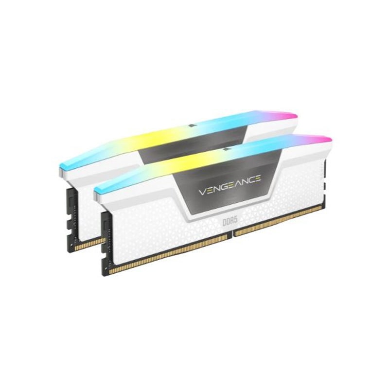 رم کورسیر VENGEANCE RGB White 64GB 5200MHz CL40 DDR5