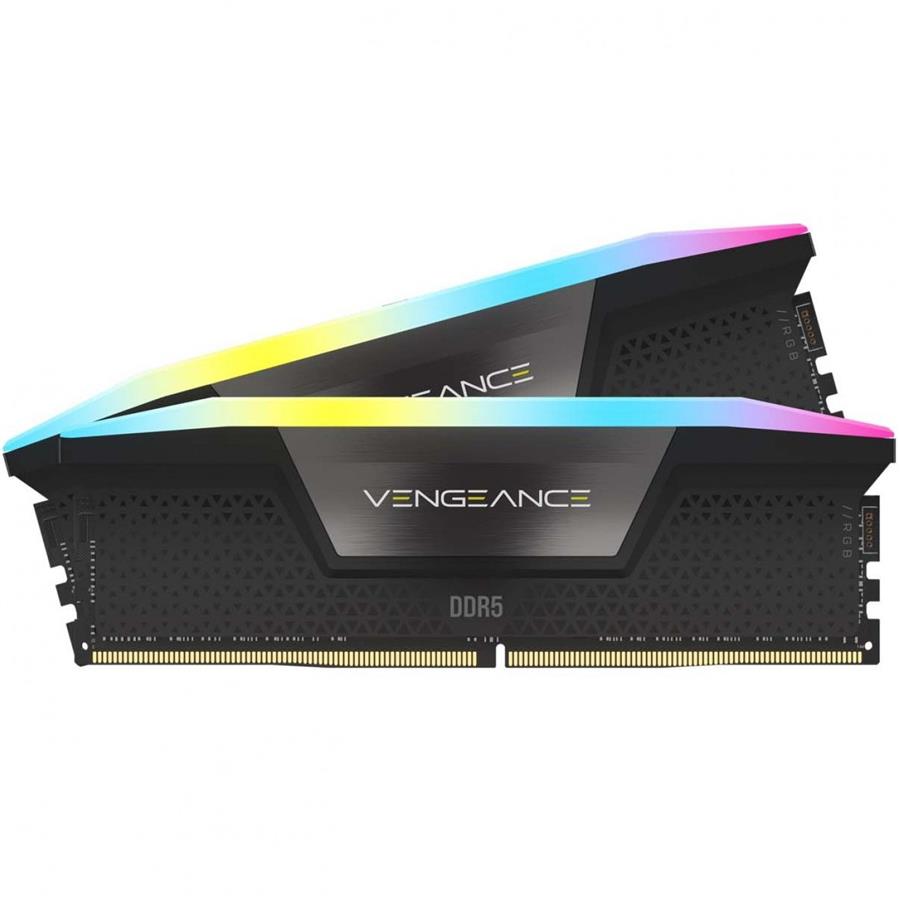 رم کامپیوتر DDR5 دو کاناله 6600 مگاهرتز CL32 کورسیر مدل VENGEANCE RGB ظرفیت 64 گیگابایت