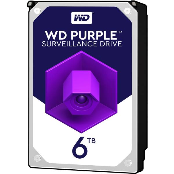 هارددیسک اینترنال وسترن دیجیتال سری Purple wd60purz ظرفیت 6 ترابایت