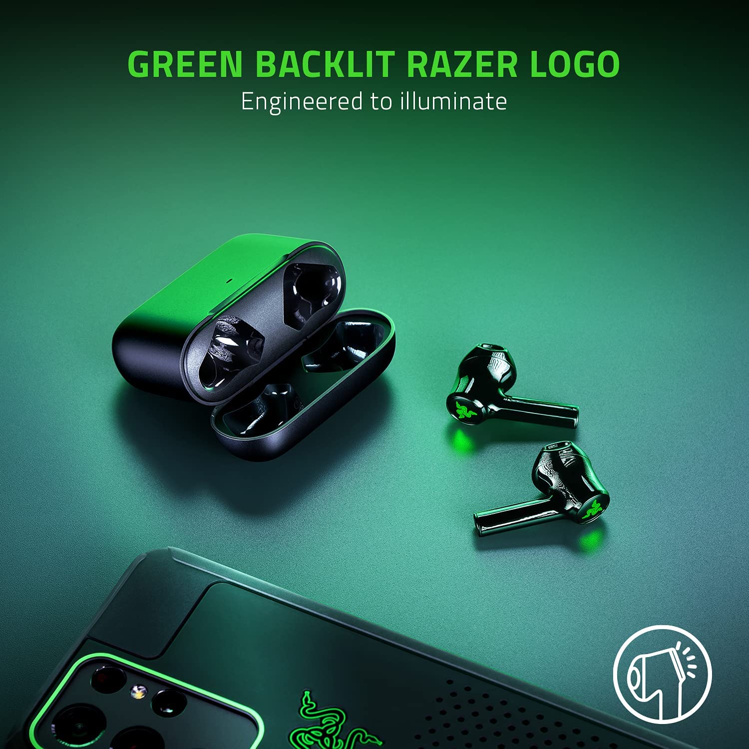 ایرباد Razer ریزر مدل hammerhead true wireless X