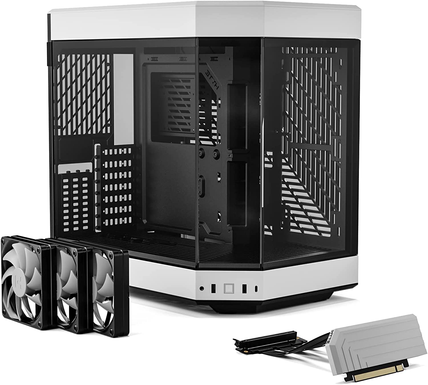 کیس هایت HYTE Y60 White Mid Tower ATX Case