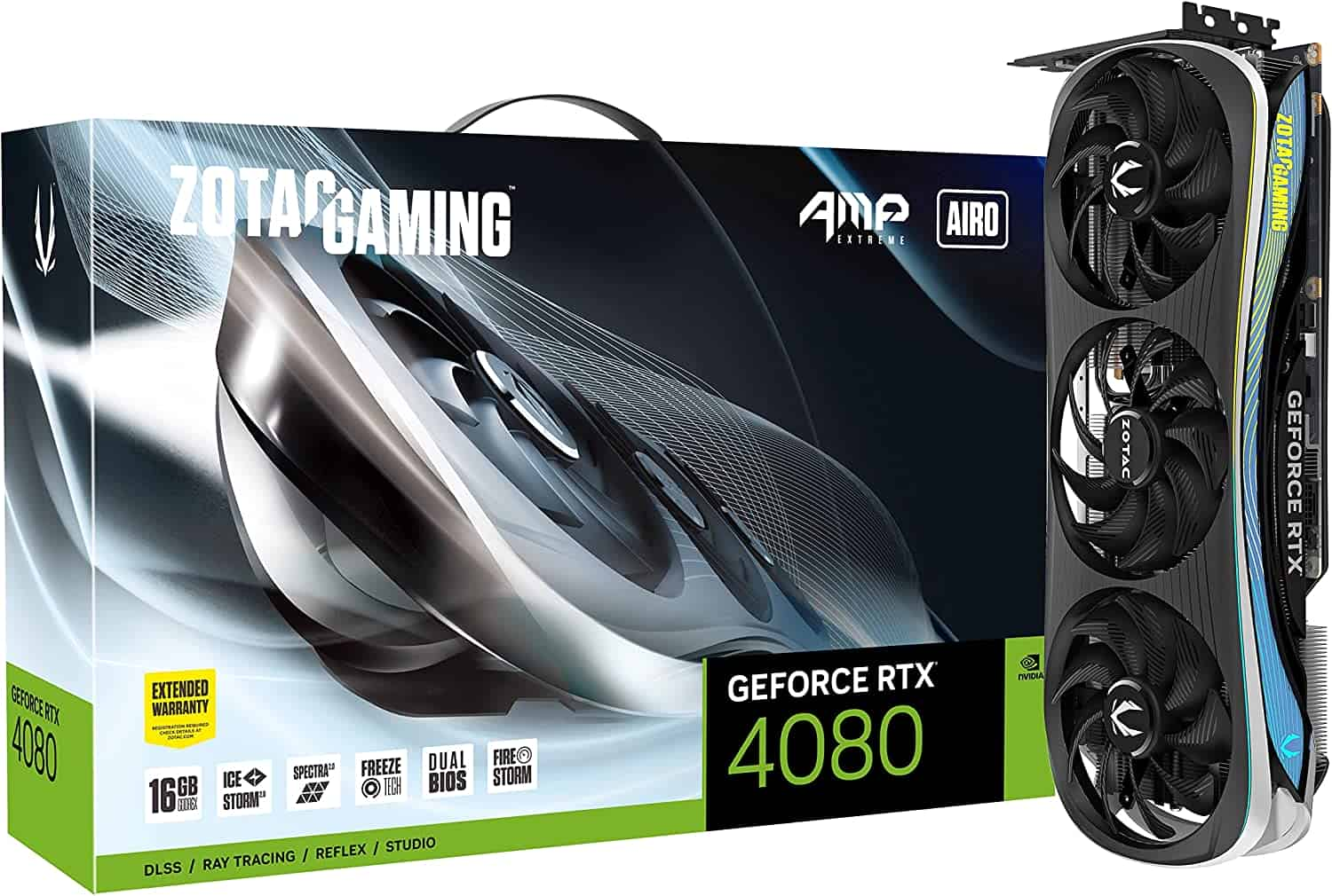 کارت گرافیک زوتاک GAMING GeForce RTX 4080 16GB AMP Extreme AIRO