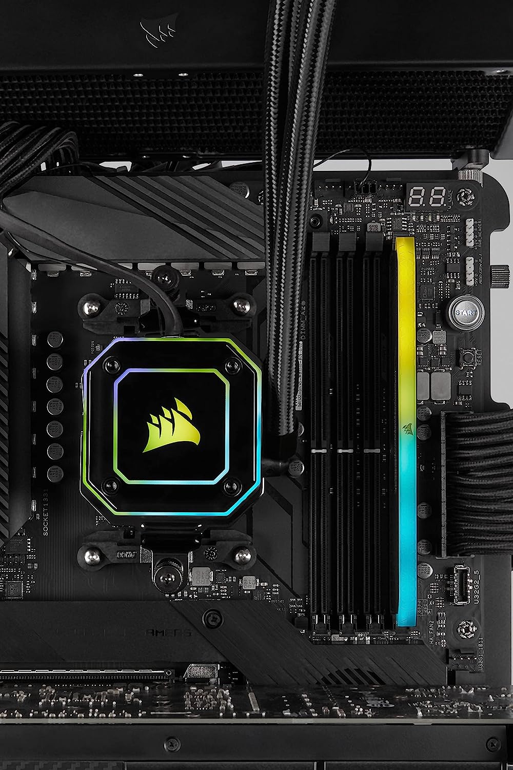 رم کورسیر Corsair VENGEANCE RGB RS 8GB 3200MHz CL16 DDR4