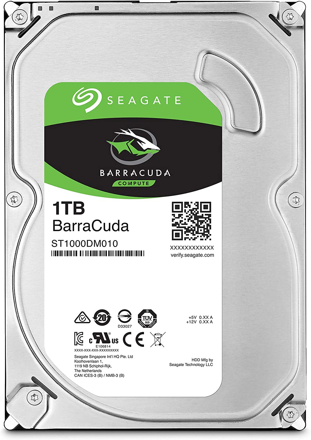 هارد اینترنال سیگیت Seagate Barracuda 1TB BUFFER 7200RPM HDD