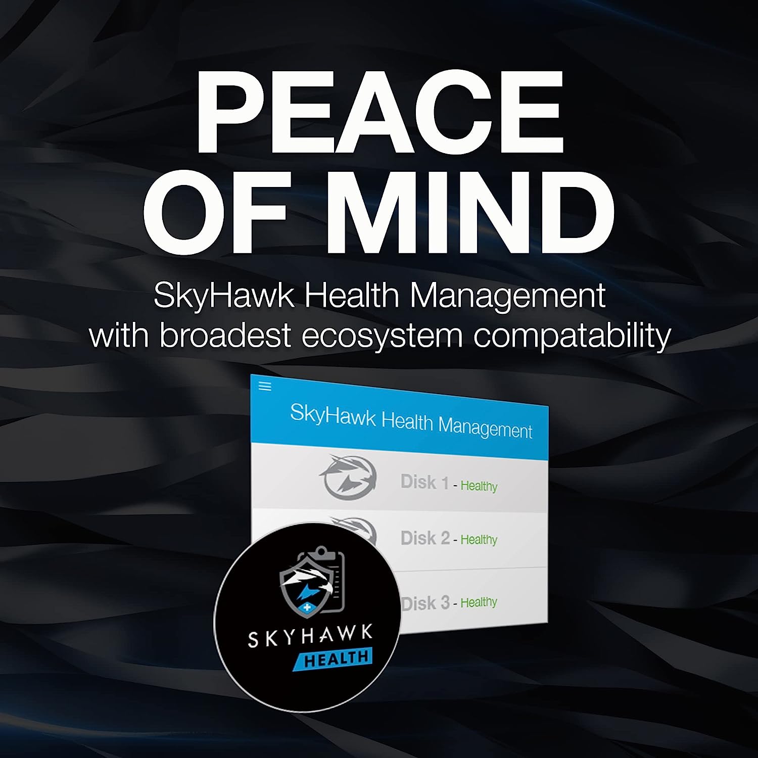 هارد اینترنال سیگیت Seagate SkyHawk 4TB Surveillance 5900 Rpm 64MB SATAIII HDD